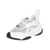 Sneaker STEVE MADDEN "STEVE MADDEN Sneaker Lederimitat/Textil", Damen, Gr. 40, grau (weiß, grau), Lederimitat, Textil, casual, Schuhe