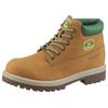 Schnürstiefel SKECHERS "SERGEANTS JOHN DEERE-DOZER", Herren, Gr. 43, grün (hellbraun, grün), Leder, kontrastfarbene Details, casual, Schuhe, Boots mit John Deere Collaboration