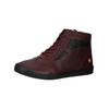 Schnürstiefelette SOFTINOS "softinos Stiefelette Leder", Damen, Gr. 40, rot (rot, schwarz), Leder, casual, Schuhe