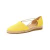 Riemchenballerina PAUL GREEN "Paul Green Halbschuhe Veloursleder", Damen, Gr. 40, gelb (sun), Veloursleder, casual, Schuhe