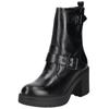 High-Heel-Stiefelette NERO GIARDINI "Nero Giardini Stiefelette Leder", Damen, Gr. 40, schwarz, Leder, casual, Schuhe