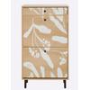 Schuhschrank HEINE HOME, beige (natur, weiß), B:60cm H:106cm T:24cm, MDF, Schränke