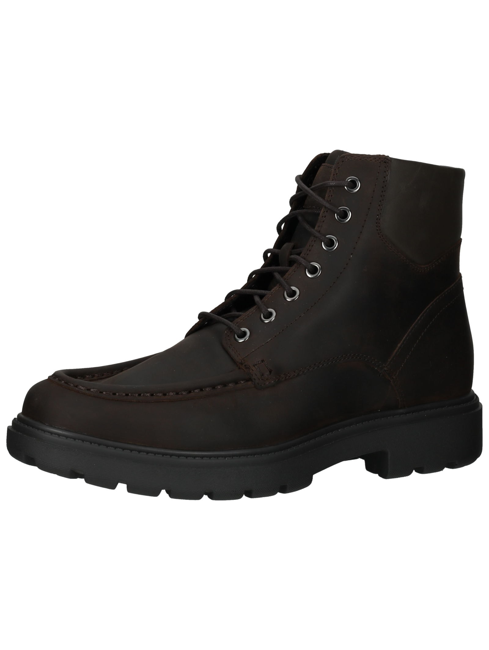 Schnürstiefelette GEOX "Geox Stiefelette Leder", Herren, Gr. 43, beige (taupe), Leder, casual, Schuhe Image