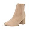 Stiefelette HÖGL "Högl Stiefelette Veloursleder", Damen, Gr. 41,5, grau (taupe), Veloursleder, casual, Schuhe