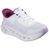 Slip-On Sneaker SKECHERS "MAX CUSHIONING GLIDE-STEP-SAPPHIRE", Damen, Gr. 37, lila (weiß, lavendel), Lederimitat, Mesh, sportlich, Schuhe, Laufschuh, Trainingsschuh mit dämpfender Glide Step Sohle