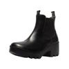 Stiefelette FLY LONDON "Fly London Stiefelette Leder", Damen, Gr. 36, schwarz, Leder, casual, Schuhe