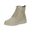 Schnürstiefelette CAPRICE "Caprice Stiefelette Leder", Damen, Gr. 39, beige, Leder, casual, Schuhe