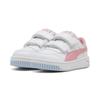 Sneaker PUMA "Carina Street Sneakers Mädchen", Kinder, Gr. 26, weiß pinkscape exotic rot pink, Obermaterial: Synthetik; Futter: Textil; Innensohle: Textil; Laufsohle: Gummi, Schuhe
