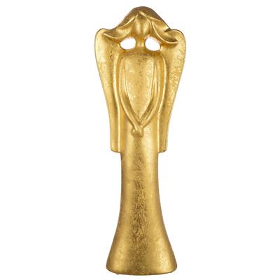 Engelfigur GILDE "Cecilia", gold (goldfarben), B:26cm H:71cm T:12cm, Keramik, Dekofiguren, Keramik, goldfarben, BxH: 26x71 cm Image