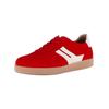 Sneaker GABOR "Gabor Sneaker Nappaleder", Damen, Gr. 37, rot (rot, weiß), Nappaleder, casual, Schuhe