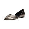 Ballerina HÖGL "Högl Ballerinas Leder", Damen, Gr. 41,5, grün (olive), Leder, elegant, Schuhe