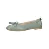 Ballerina NERO GIARDINI "Nero Giardini Ballerinas Leder", Damen, Gr. 37, grün (hellgrün), Leder, casual, Schuhe