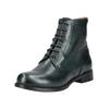Schnürstiefelette EVERYBODY "Everybody Stiefelette Glattleder", Damen, Gr. 40, grün (dunkelgrün), Glattleder, casual, Schuhe