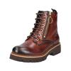 Schnürstiefelette PIKOLINOS "PIKOLINOS Stiefelette Leder", Damen, Gr. 36, braun (cognac), Leder, casual, Schuhe