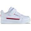 Sneaker LOTTO, Kinder, Gr. 21, rot (weiß, rot), Synthetik, Kunstfaser, clean, sportlich, Schuhe, - mit Elastikschnürung & Klettverschluss