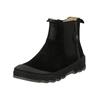 Stiefelette KICKERS "Kickers Stiefelette Leder", Kinder, Gr. 28, schwarz, Leder, casual, Schuhe