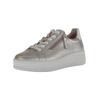 Sneaker GABOR COMFORT "Gabor Comfort Sneaker Nappaleder", Damen, Gr. 40, weiß (weiß, silber), Nappaleder, casual, Schuhe