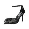 High-Heel-Pumps STEVE MADDEN "STEVE MADDEN Pumps Textil", Damen, Gr. 38, schwarz, Textil, elegant, Schuhe