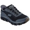 Slip-On Sneaker SKECHERS "GLIDE-STEP SOLE", Herren, Gr. 39, schwarz (schwarz, grau), Textil, Synthetik, casual, Schuhe, Schlupfschuh, Freizeitschuh, Trainingsschuh mit praktischem Gummizug