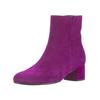 Stiefelette GABOR "Gabor Stiefelette Veloursleder", Damen, Gr. 38, lila (violett), Veloursleder, casual, Schuhe