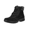 Schnürstiefelette ARA "Ara Stiefelette Leder/Textil", Damen, Gr. 39, schwarz, Leder, Textil, casual, Schuhe