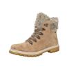 Schnürstiefelette LEGERO "Legero Stiefelette Veloursleder", Damen, Gr. 38, beige, Veloursleder, casual, Schuhe