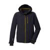 Skijacke KILLTEC "KSW 24 MN SKI JCKT", Herren, Gr. M, schwarz, Oberstoff: 100% Polyester, Futter: 100% Polyester, Wattierung: 100% Polyester (recycelt), sportlich, Jacken, Atmungsaktive, wasser- u. winddichte Funktionsjacke, abnehmbare Kapuze