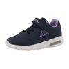 Sneaker KAPPA "Mona", Gr. 33, blau (navy, flieder), Synthetik, sportlich, Schuhe