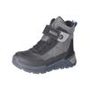 Schnürstiefelette RICOSTA "Ricosta Stiefelette Lederimitat/Textil", Kinder, Gr. 32, schwarz, Lederimitat, Textil, casual, Schuhe
