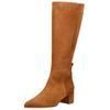 Stiefel HÖGL "Högl Stiefelette Leder", Damen, Gr. 41, braun (camel), Leder, casual, Schuhe
