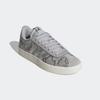 Sneaker ADIDAS SPORTSWEAR "VL COURT 3.0", Gr. 42, grau two, silber metallic, sanftes weiß, Leder, Textil, sportlich, Schuhe, Design auf den Spuren des adidas Samba
