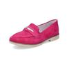 Slipper RIEKER "Rieker Slipper Leder/Synthetik", Damen, Gr. 38, pink (fuchsia), Leder, Synthetik, casual, Schuhe
