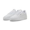Sneaker PUMA "SHUFFLE DOWNTOWN", Gr. 38, weiß (puma weiß, puma weiß, puma gold), Synthetik, sportlich, Schuhe