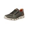 Sneaker RIEKER "Rieker Sneaker Lederimitat", Herren, Gr. 44, oliv, braun, Lederimitat, casual, Schuhe