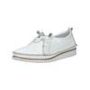 Slipper ANDREA CONTI "Andrea Conti Sneaker Leder", Damen, Gr. 41, weiß, Leder, casual, Schuhe