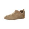 Hausschuh SHEPHERD "Shepherd Hausschuhe Leder", Damen, Gr. 39, grau, Leder, casual, Schuhe