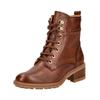 Schnürstiefelette PIKOLINOS "PIKOLINOS Stiefelette Leder", Damen, Gr. 42, braun (mittelbraun), Leder, casual, Schuhe