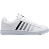 Sneaker K-SWISS "COURT WINSTON", Gr. 42, weiß, schwarz gradient, weiß, Leder, sportlich, Schuhe