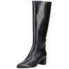 Stiefel HÖGL "Högl Stiefel Leder", Damen, Gr. 37, schwarz, Leder, casual, Schuhe