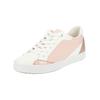 Sneaker GEOX "Geox Sneaker Lederimitat/Textil", Damen, Gr. 36, rosa (rosa, weiß), Lederimitat, Textil, casual, Schuhe