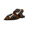 Ballerina STEVE MADDEN "STEVE MADDEN Ballerinas Leder", Damen, Gr. 41, braun (leopard), Leder, casual, Schuhe