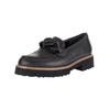 Slipper GABOR "Gabor Slipper Glattleder", Damen, Gr. 40,5, schwarz (schwarz, braun), Glattleder, casual, Schuhe