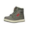 Schnürstiefelette KICKERS "Kickers Stiefelette Lederimitat", Kinder, Gr. 28, grün (khaki), Lederimitat, casual, Schuhe