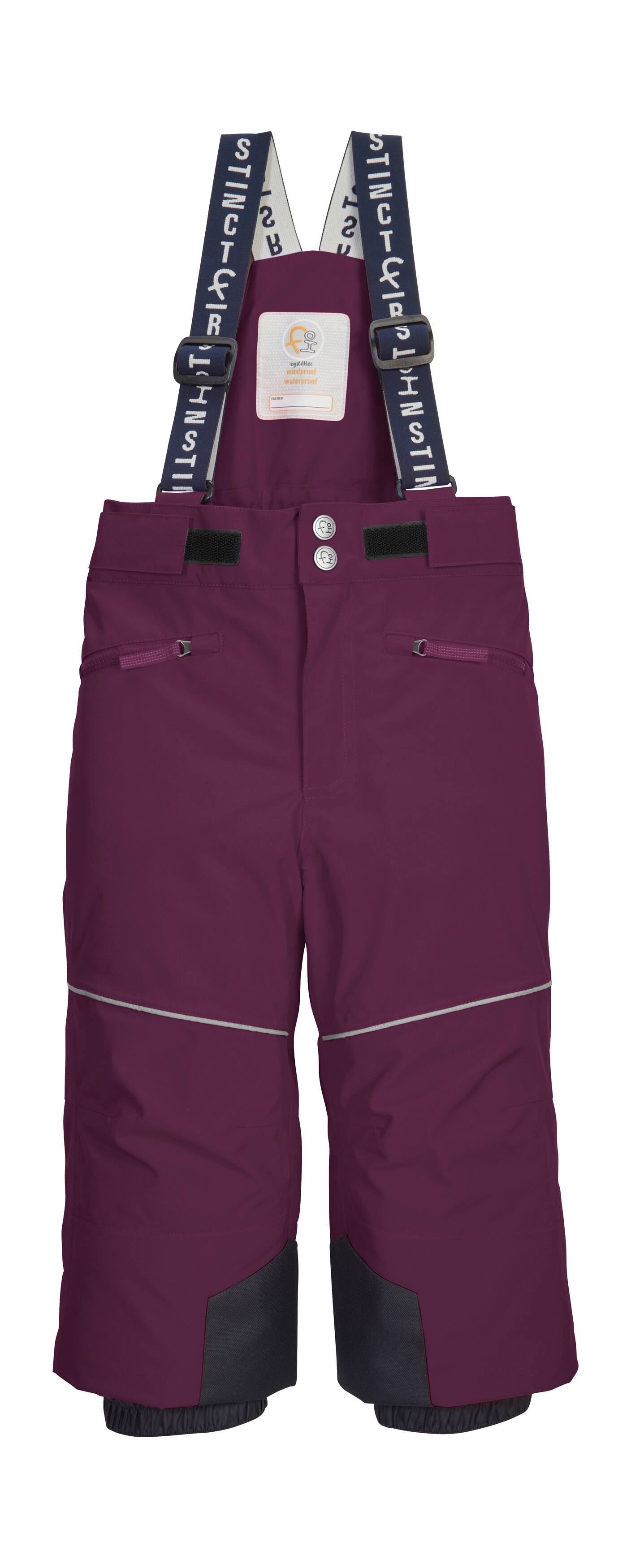 Skihose "FISW 48 MNS SKI PNTS", Kinder, Gr. 98/104, Normalgrößen, pflaume, Oberstoff: 100% Polyester, Futter: 100% Polyester, Wattierung: 100% Polyester, FIRST INSTINCT BY KILLTEC, Sportlich, Hosen, Wasser- und winddichte Schneehose mit... Image