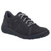 Schnürschuh JOSEF SEIBEL "Ruby 50", Damen, Gr. 38, grau (dunkelgrau), Leder, casual, Schuhe, Freizeitschuh, Komfortschuh mit TEX-Membran