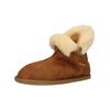 Hausschuh SHEPHERD "Shepherd Hausschuhe Leder", Damen, Gr. 38, braun (cognac), Leder, casual, Schuhe