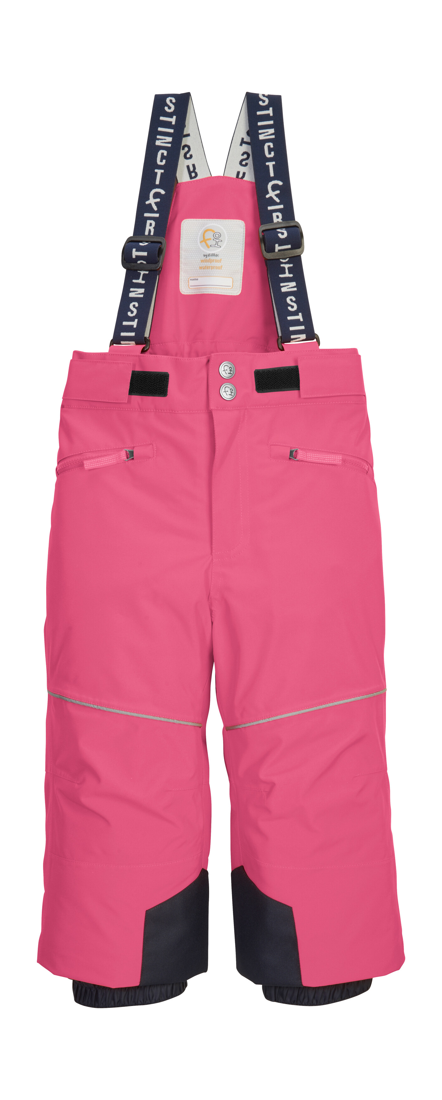 Skihose "FISW 48 MNS SKI PNTS", Kinder, Gr. 98/104, Normalgrößen, dunkelrosé, Oberstoff: 100% Polyester, Futter: 100% Polyester, Füllung: 100% Polyester, FIRST INSTINCT BY KILLTEC, Hosen, Wasser- und winddichte Schneehose mit Grow-Up-Funktion und... Image