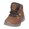 Schnürstiefelette PEPINO "Pepino Stiefelette Leder/Textil", Kinder, Gr. 23, braun (caramel), Leder, Textil, casual, Schuhe