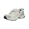Sneaker REPLAY "Replay Sneaker Leder/Textil", Herren, Gr. 43, bunt (weiß, grün), Leder, Textil, casual, Schuhe