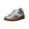 Sneaker GABOR COMFORT "Gabor Comfort Sneaker Nappaleder", Damen, Gr. 37, silber, Nappaleder, casual, Schuhe